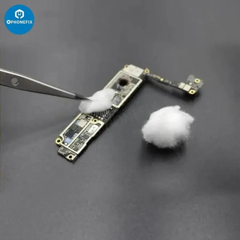 Boule de coton médical blanc pour outil de réparation et de nettoyage de carte mère de téléphone