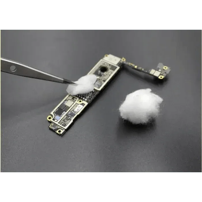 Boule de coton médical blanc pour outil de réparation et de nettoyage de carte mère de téléphone
