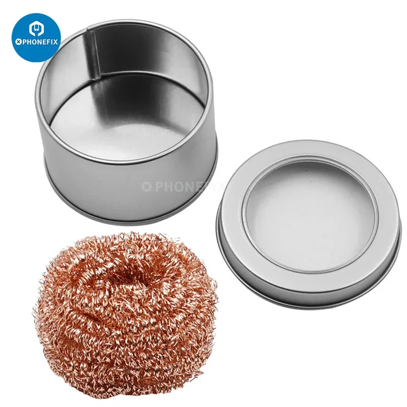 Fil d'acier doux pour fer à souder, boule de nettoyage pour pointe de fer à souder