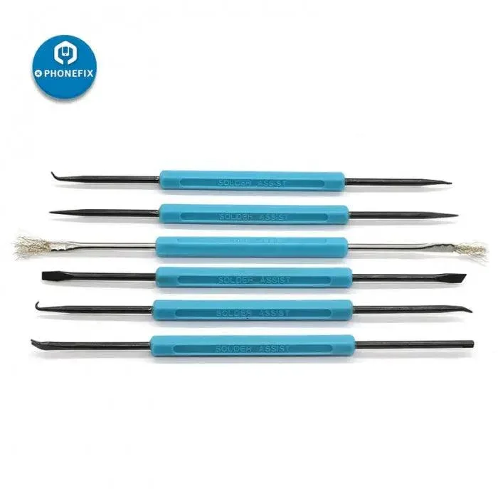 Kit d'outils auxiliaires pour le dessoudage de circuits imprimés, 6 pièces