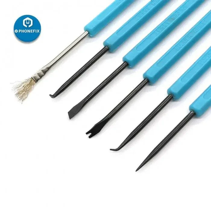 Kit d'outils auxiliaires pour le dessoudage de circuits imprimés, 6 pièces