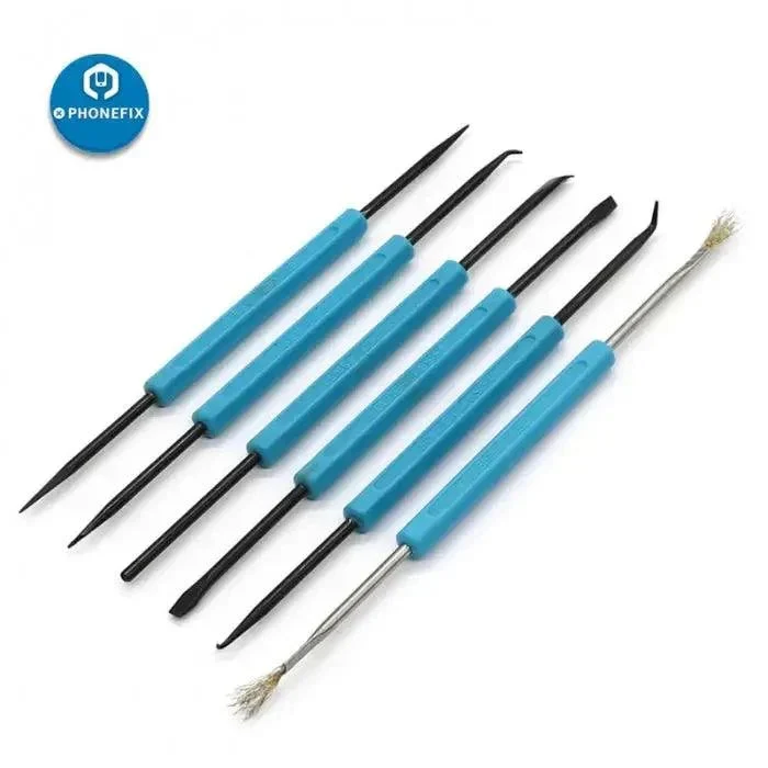 Kit d'outils auxiliaires pour le dessoudage de circuits imprimés, 6 pièces