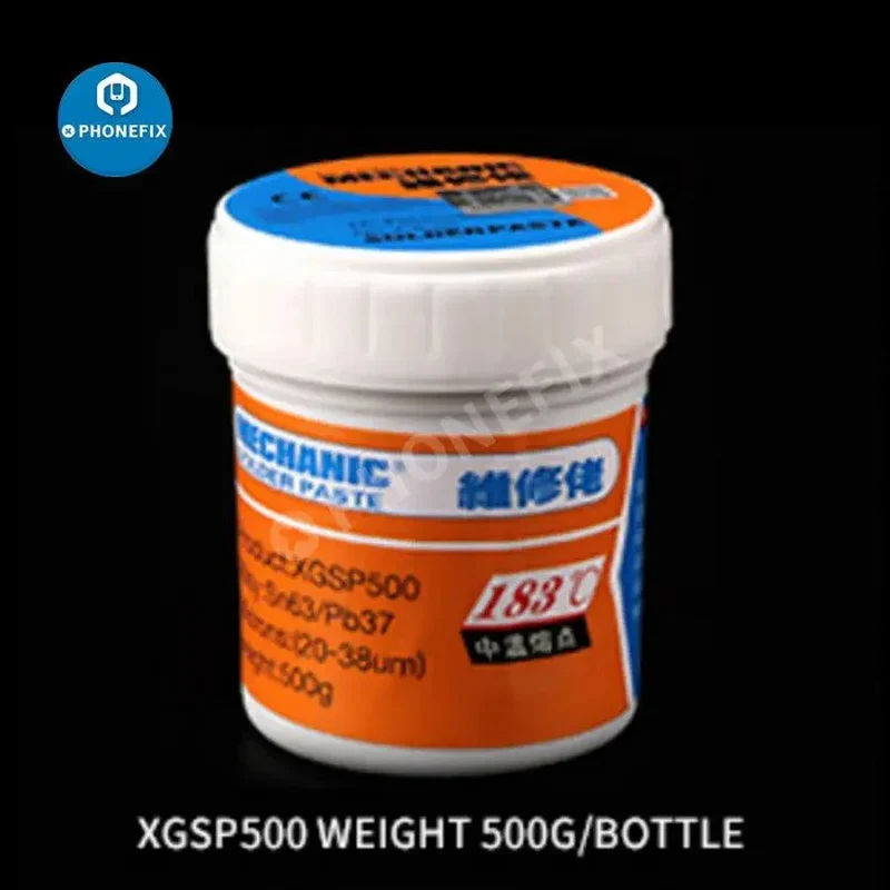 Pâte à souder haute température XGSP183O, flux, crème à l'étain, 4 °C