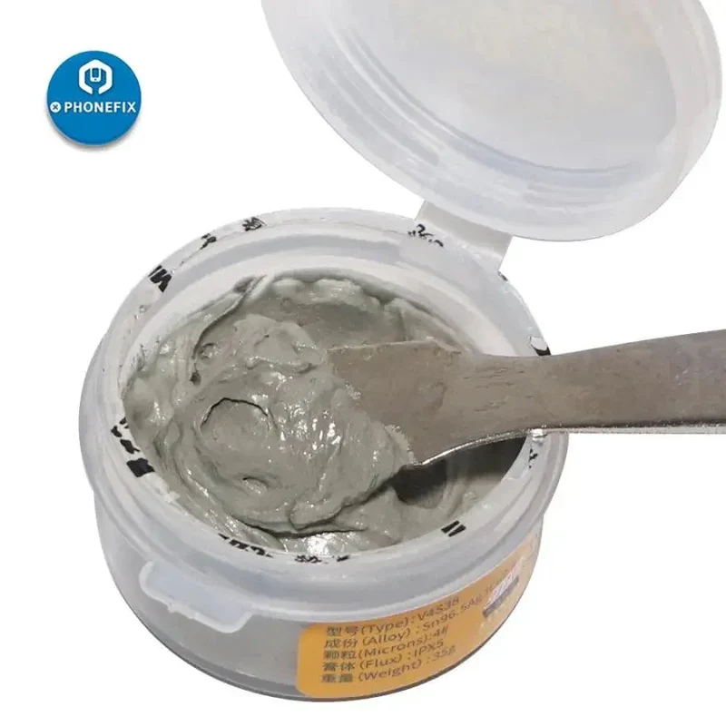 Pâte de flux de soudure pour BGA, 148 °C, étain à souder, crème de soudage pour BGA