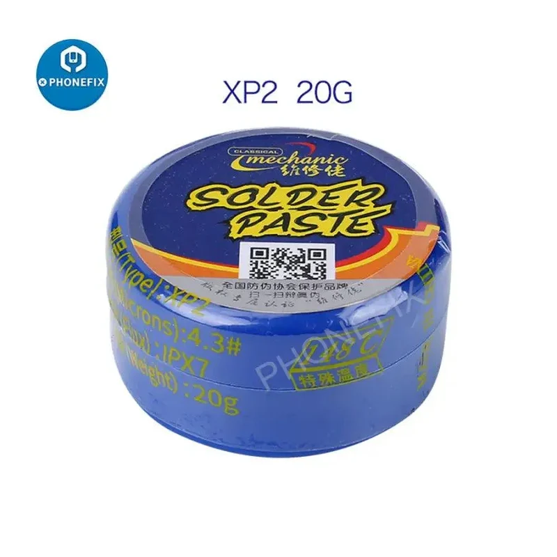 Pâte de flux de soudure pour BGA, 148 °C, étain à souder, crème de soudage pour BGA