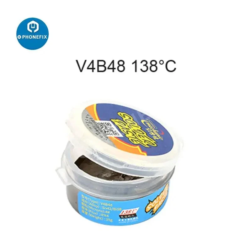 Pâte à souder BGA basse température 138 °C pour soudure mécanique