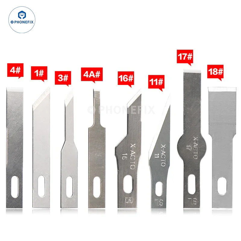 Lot de 10 couteaux de gravure de haute précision