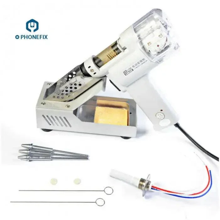 Pistolet à dessouder électrique S-998P, pompe à vide double, aspirateur de soudure