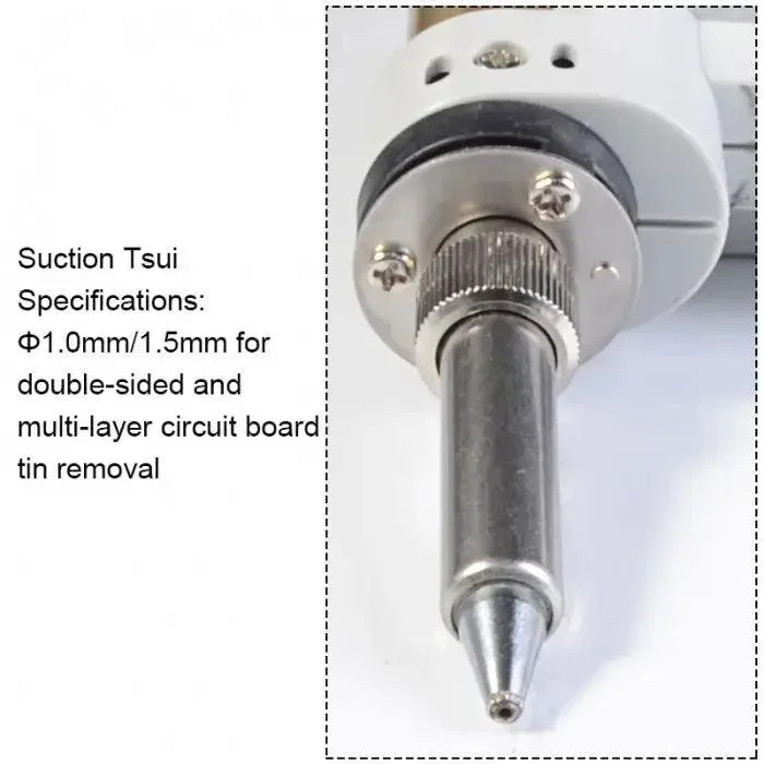 Pistolet à dessouder électrique S-998P, pompe à vide double, aspirateur de soudure