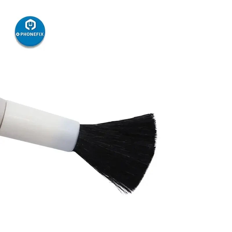 Brosse soufflante 2 en 1 pour nettoyer la poussière et les poussières des claviers et des appareils photo