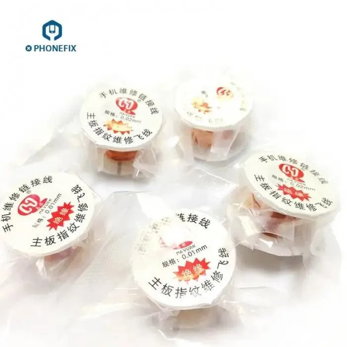 Fil de soudure isolé 0.01/0.02 mm pour circuit imprimé, fil de cuivre