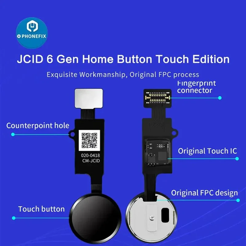 Câble flexible JC 3D pour bouton d'accueil et empreintes digitales pour iPhone 7, 7P, 8 et 8P