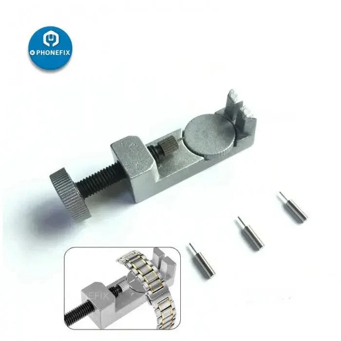 Kit d'outils pour goupilles de maillons de bracelet de montre, 25 pièces, avec barre à ressort, pour la réparation de montres