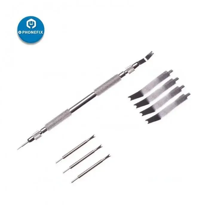 Kit d'outils pour goupilles de maillons de bracelet de montre, 25 pièces, avec barre à ressort, pour la réparation de montres