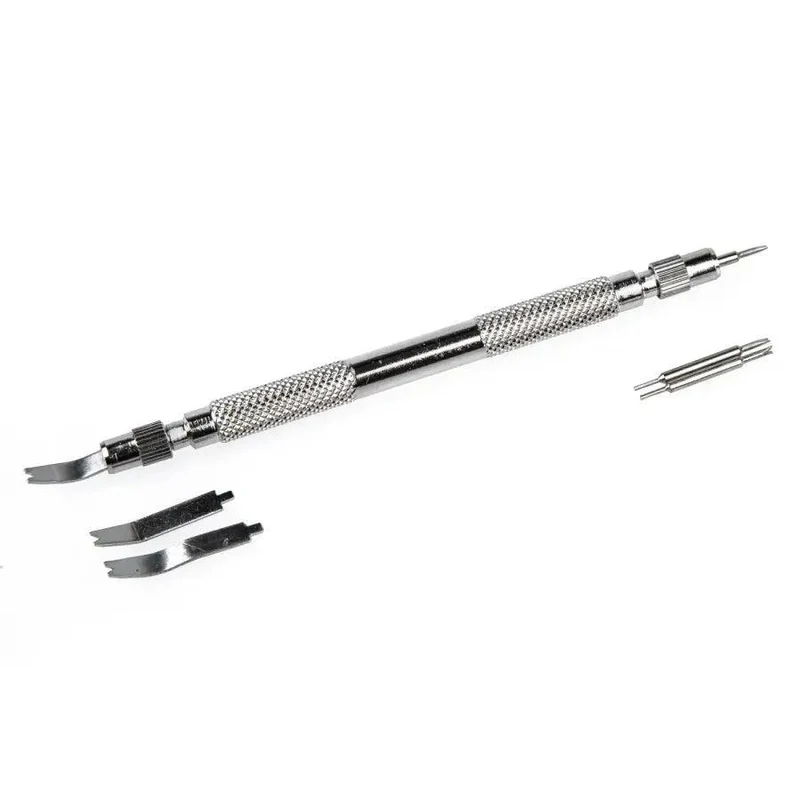 Kit d'outils pour goupilles de maillons de bracelet de montre, 25 pièces, avec barre à ressort, pour la réparation de montres