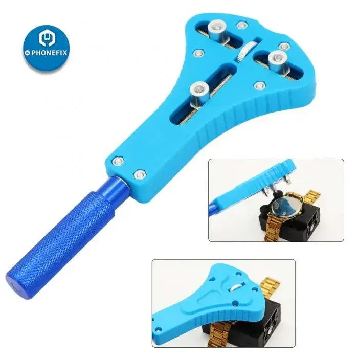 Clé de réparation de montre à 12 griffes pour outils de remplacement de pile de montre