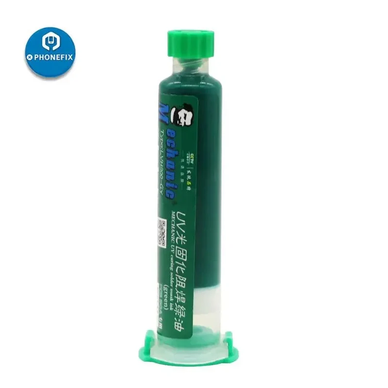 Pâte à souder pour PCB, masque de soudure UV vert 10 cc, flux