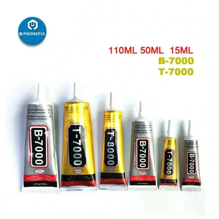 Colle liquide transparente pour écran de téléphone B7000 E8000 T8000