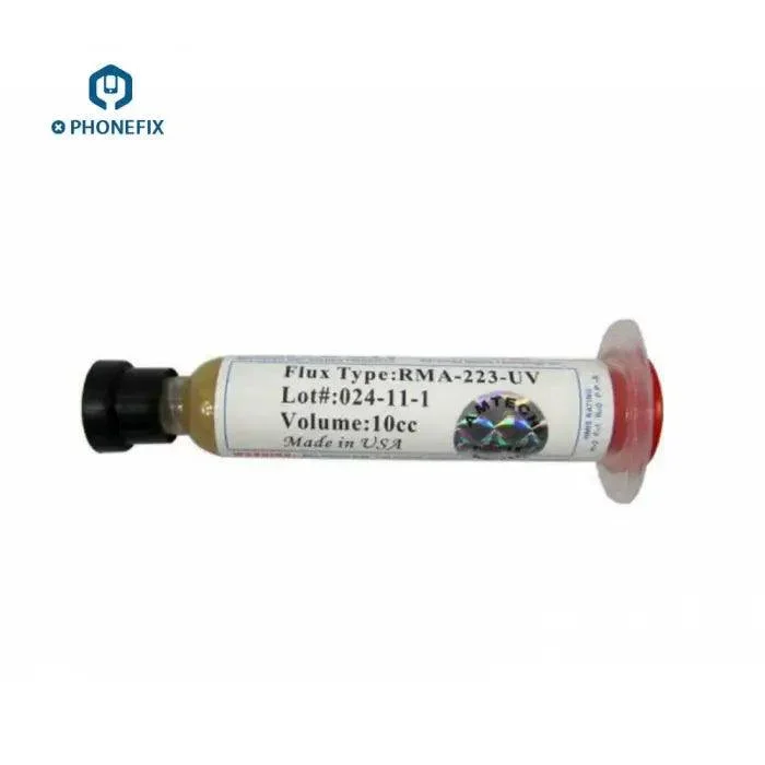 Flux de pâte à souder Amtech 10 cc RMA-223-UV pour réparation de circuits imprimés BGA