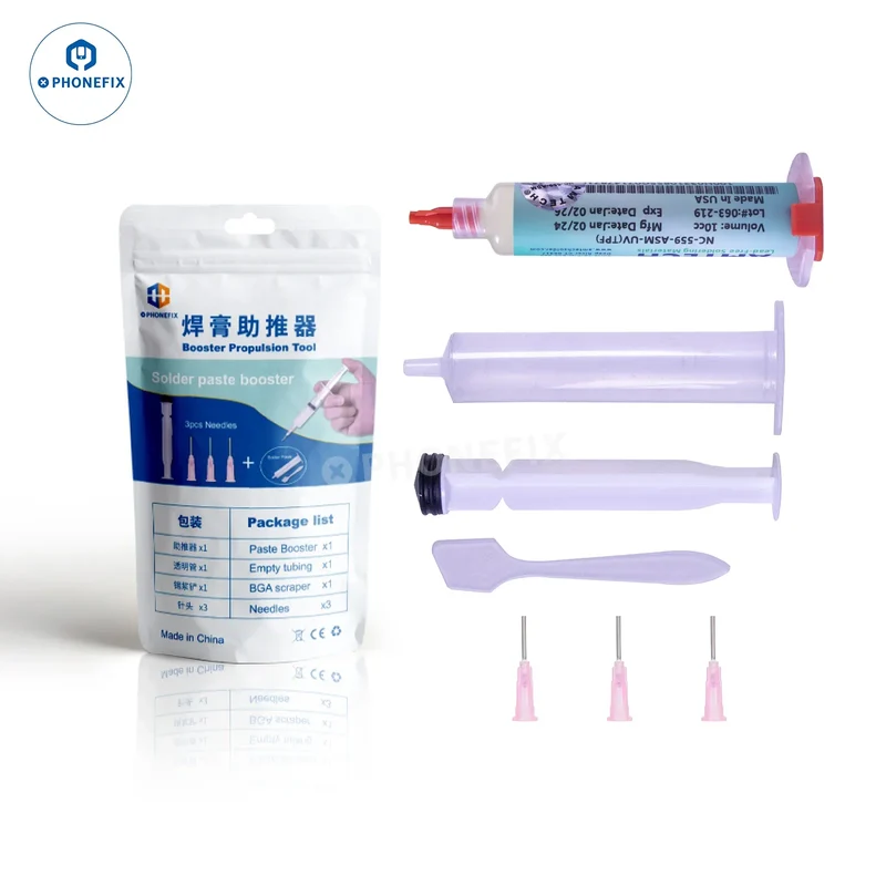 Pâte de flux de soudure sans plomb AMTECH NC-559-ASM pour réparation de soudure BGA