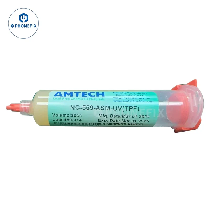 Pâte de flux de soudure sans plomb AMTECH NC-559-ASM pour réparation de soudure BGA