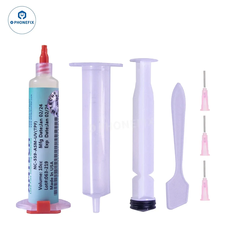 Pâte de flux de soudure sans plomb AMTECH NC-559-ASM pour réparation de soudure BGA