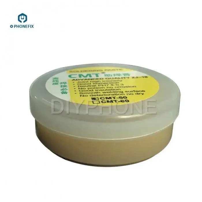 Pâte de flux de soudure à base de colophane environnementale avancée CMT-50