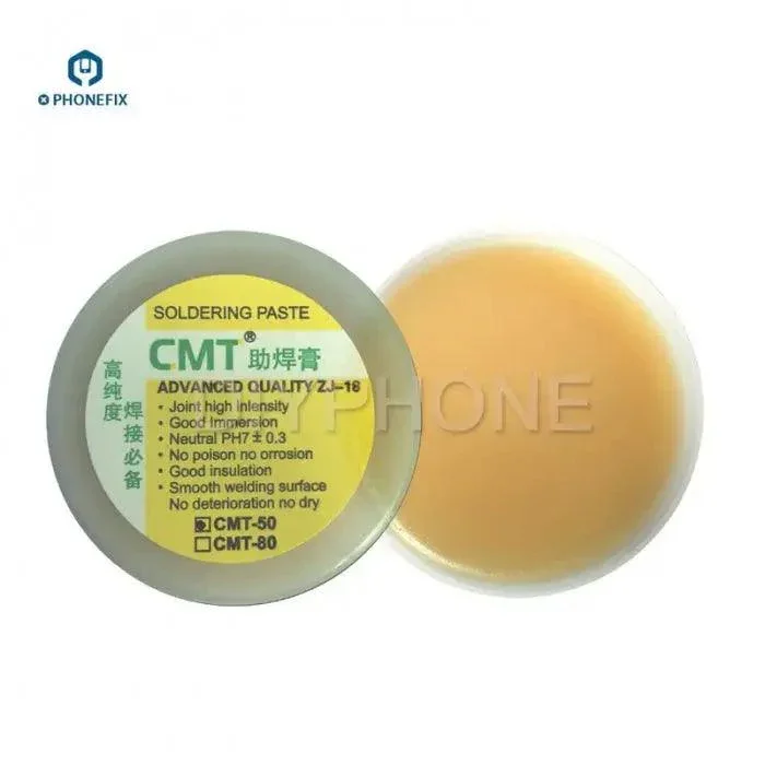 Pâte de flux de soudure à base de colophane environnementale avancée CMT-50