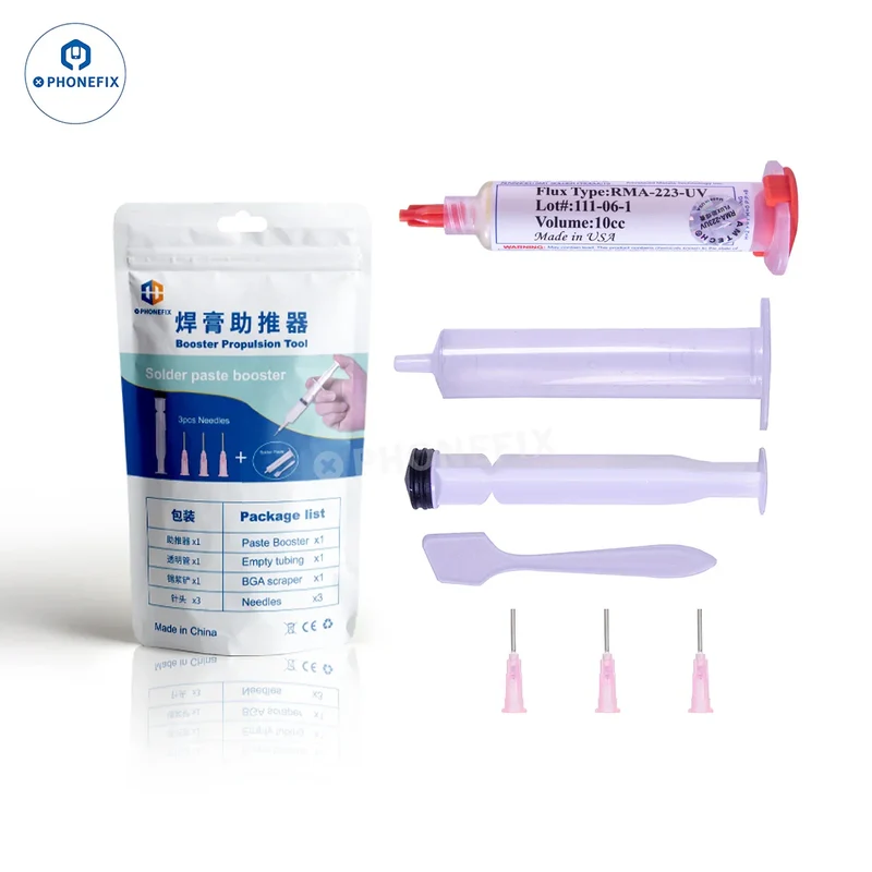 Pâte à souder BGA en seringue OEM RMA-223 NC-559-ASM Flux
