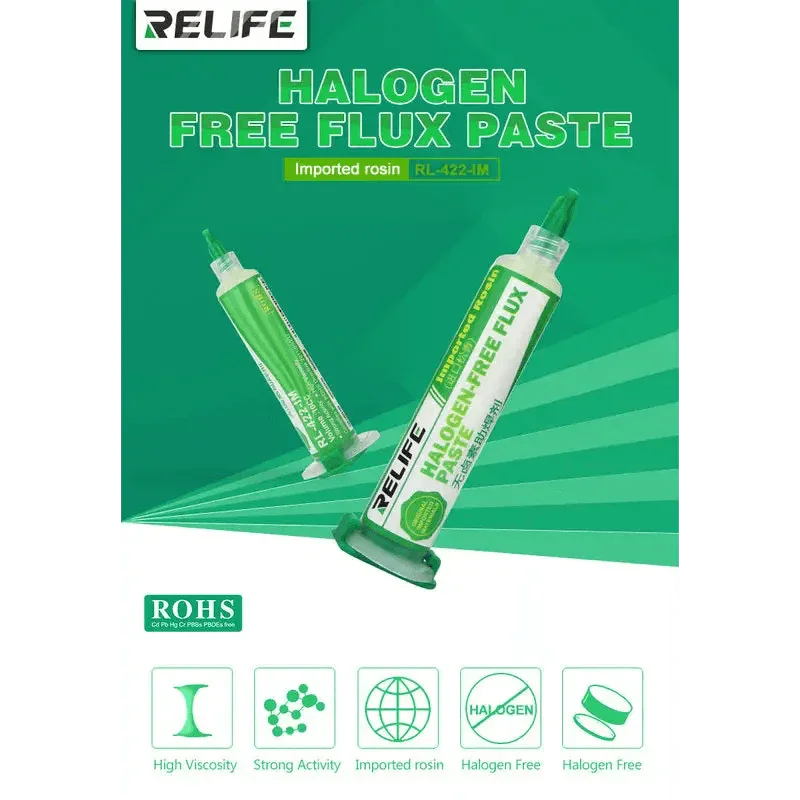 Pâte de flux de soudure BGA sans plomb Relife RL-422-IM pour station de soudage