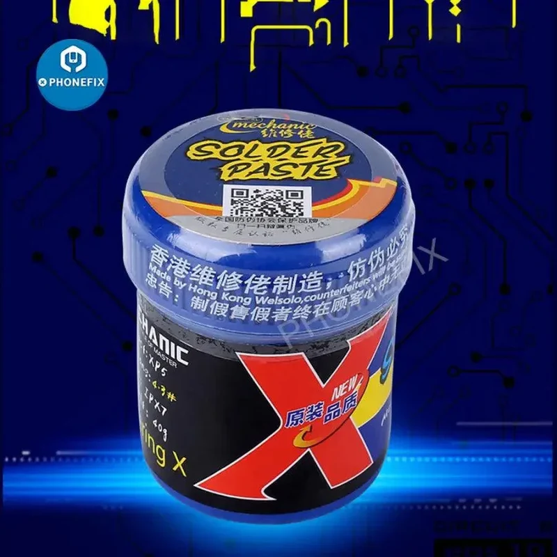 Pâte à souder spéciale Mechanic 148℃ pour iPhone X XR XS XS Max