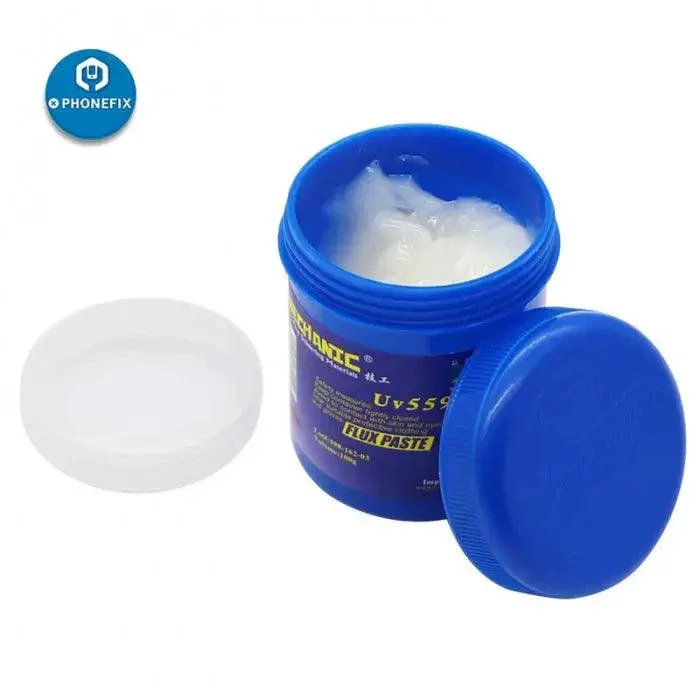 Pâte de flux mécanique Uv223 Uv559, flux de pâte à souder sans nettoyage - 10 CC 100 g