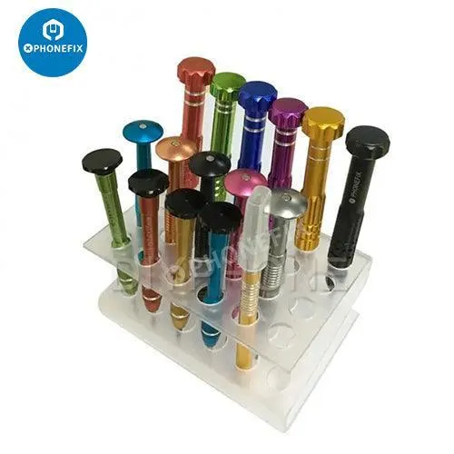 Support de rangement pour tournevis en acrylique transparent, outil de réparation