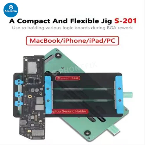 Support de montage pour PCB de téléphone haute température avec rainure BGA
