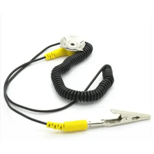 Bracelet antistatique avec câble de décharge ESD