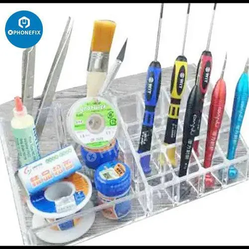 Boîte de rangement pour pièces et outils de réparation mobiles : gardez l'espace de travail organisé