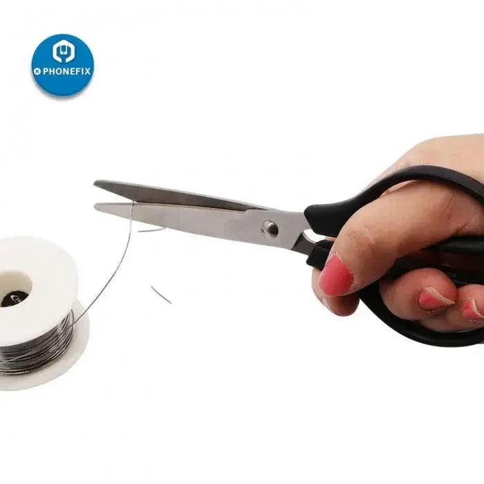 Ciseaux en acier inoxydable, outil de coupe droit pour le bricolage domestique