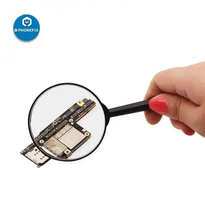Loupe de lecture portative 5X pour réparation de bijoux et de téléphones