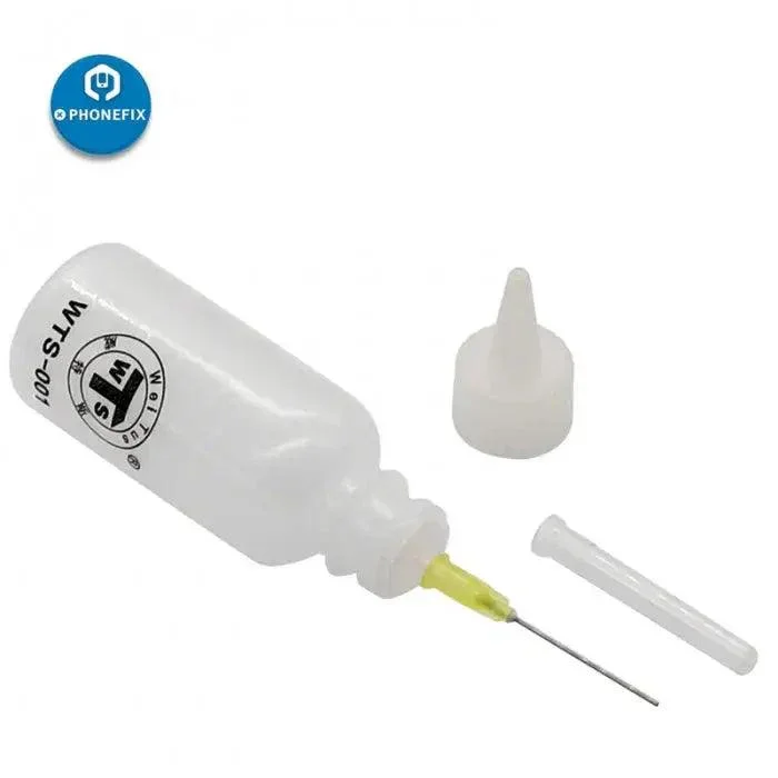 Flacon distributeur vide en plastique de 50 ml avec embout aiguille