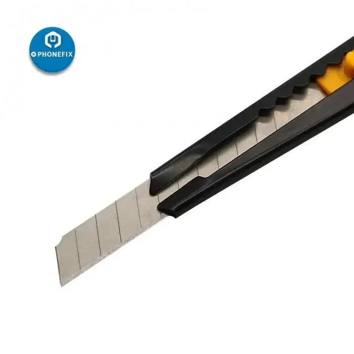 Couteau utilitaire de poche à lame rétractable, outil de coupe tranchant