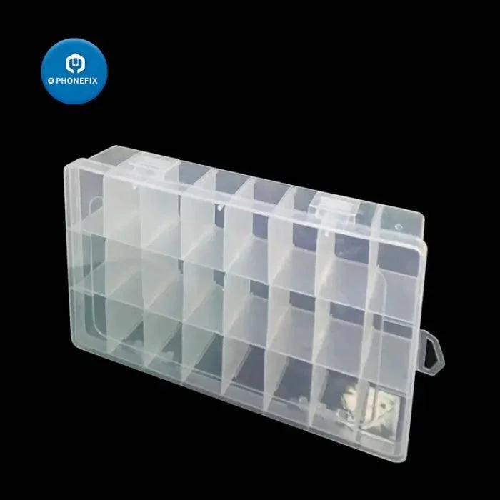 Boîte de rangement pour pièces de réparation de téléphones portables | Organiseur de composants