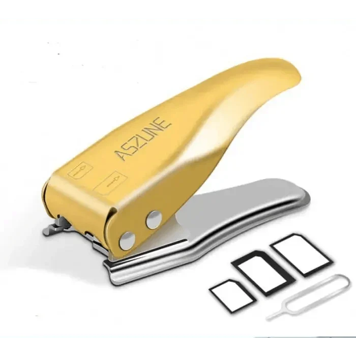 Outil de découpe de carte SIM Nano Micro 2 en 1 Coupe-carte SIM pour téléphone