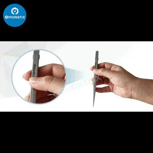 Pince à épiler à tête droite / antistatique en croix, outil de réparation de téléphone