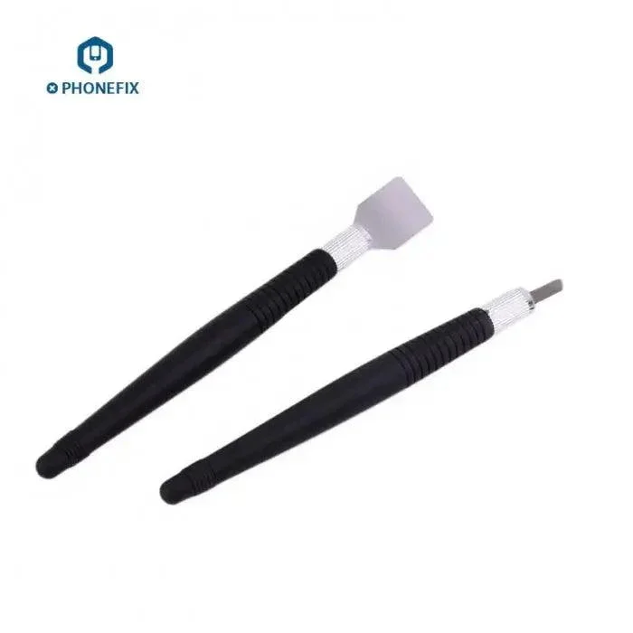 Lot de 2 grattoirs de nettoyage pour colle de carte mère de téléphone, pour réparation de colle PCB BGA