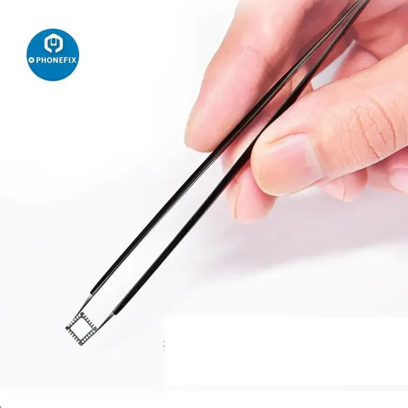 Pince à épiler manuelle polie faite à la main Qianli Pince à épiler en acier inoxydable