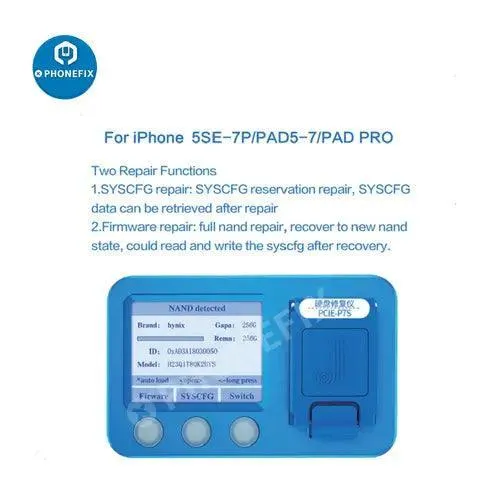 Programmeur Nand JC P7S pour iPhone, outil de lecture et d'écriture