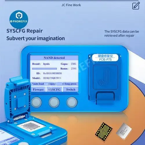 Programmeur Nand JC P7S pour iPhone, outil de lecture et d'écriture