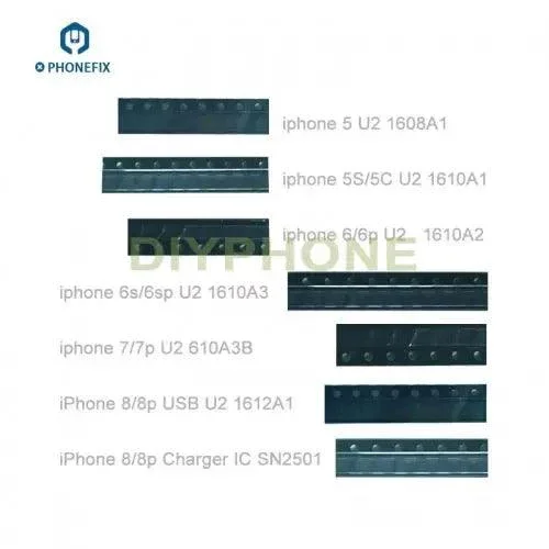 Circuit intégré de charge USB pour iPhone U2 Tristar 1610A3 610A3B 1612A1 1616A0 SN2012027