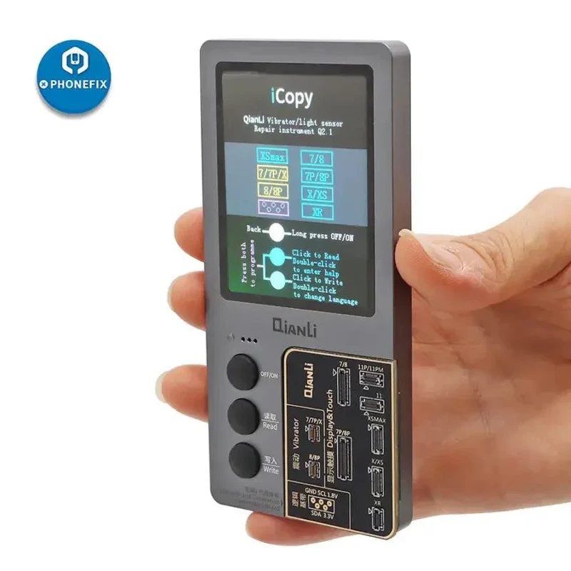Programmeur QianLi iCopy pour capteur de luminosité d'écran LCD d'iPhone