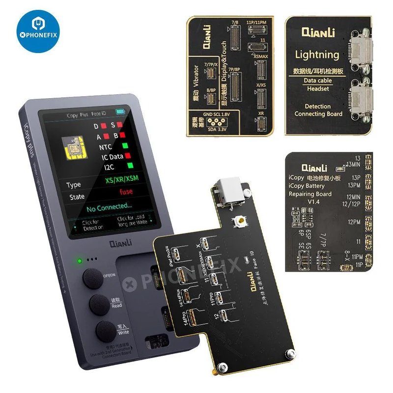 Programmeur QianLi iCopy pour capteur de luminosité d'écran LCD d'iPhone